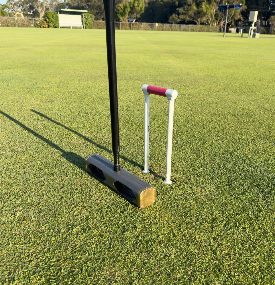 RF PRO | 3D Printed Croquet Mallet Aluminium Head Brass Endfaces