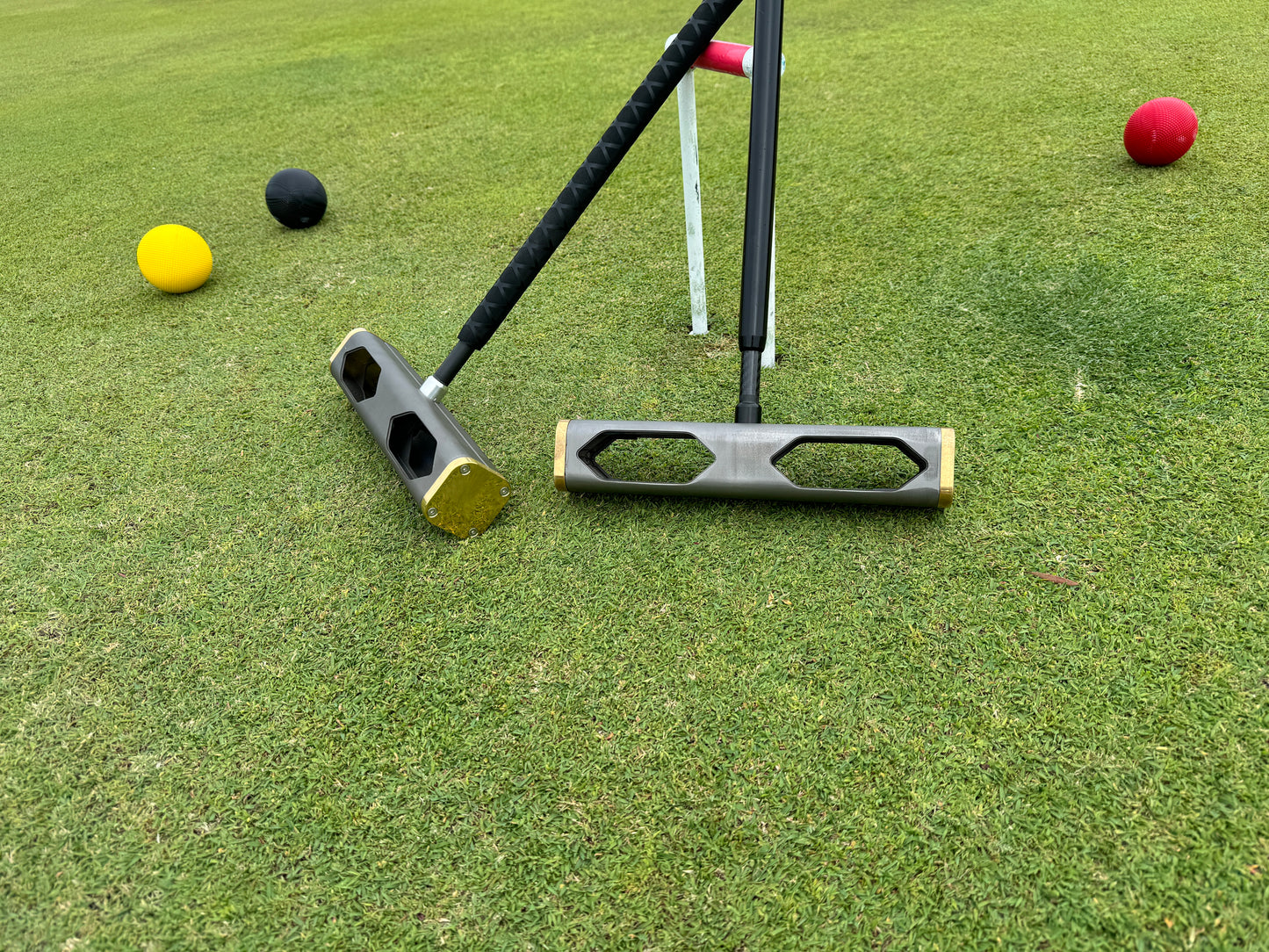 RF PRO | 3D Printed Croquet Mallet Aluminium Head Brass Endfaces