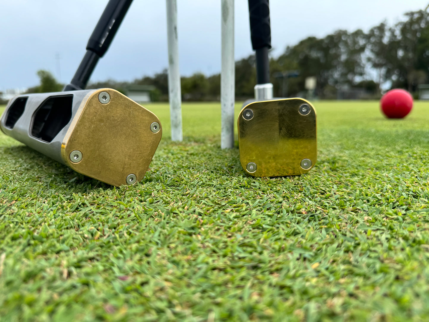 RF PRO | 3D Printed Croquet Mallet Aluminium Head Brass Endfaces