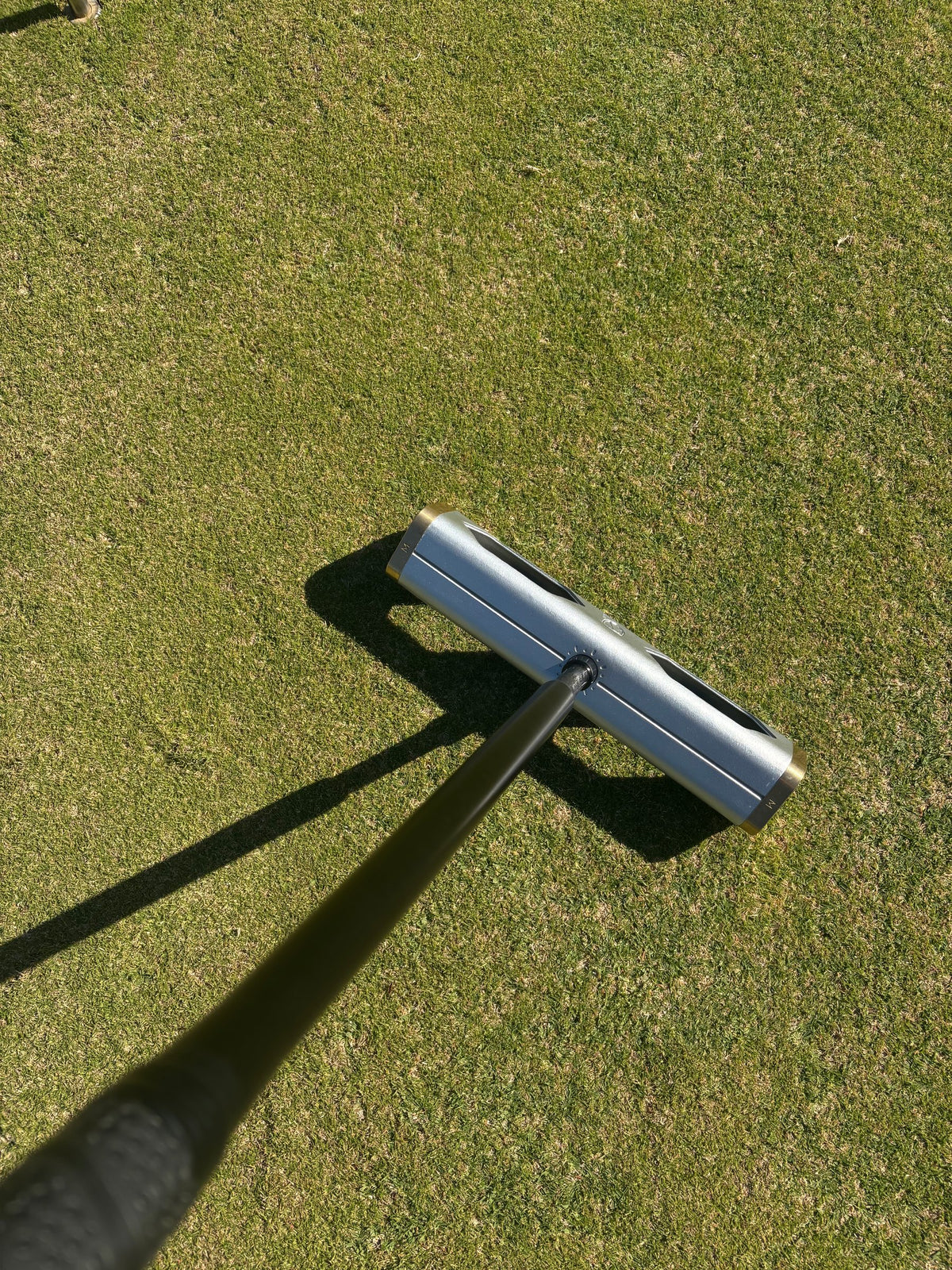 RF Pro croquet mallet on the lawn